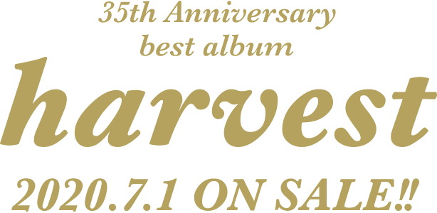 渡辺美里 35th Anniversary BEST ALBUM harvest 2020.7.1 On Sale!!